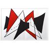 Image 2 : Alexander Calder- Lithograph "DLM141 - Triangles rouges"