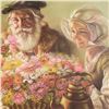 Image 2 : Virginia Dan (1922-2014), "Roses for Papa" Limited Edition Lithograph, Numbered and Hand Signed with