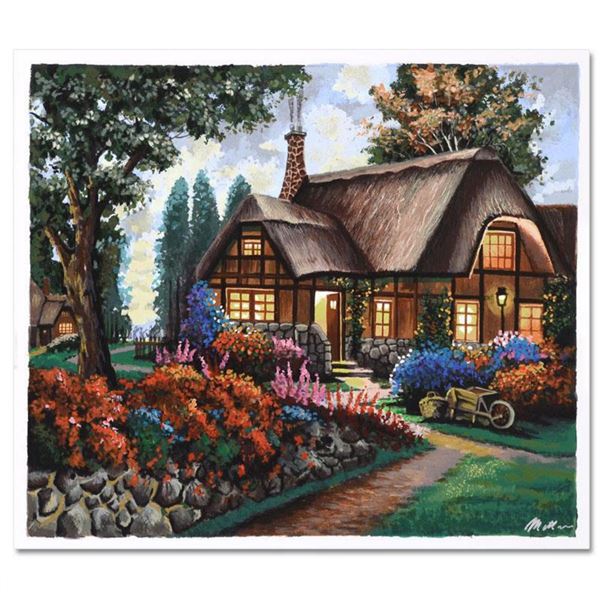 Anatoly Metlan, "Country House" Limited Edition Serigraph, Numbered and Hand Signed with Certificate