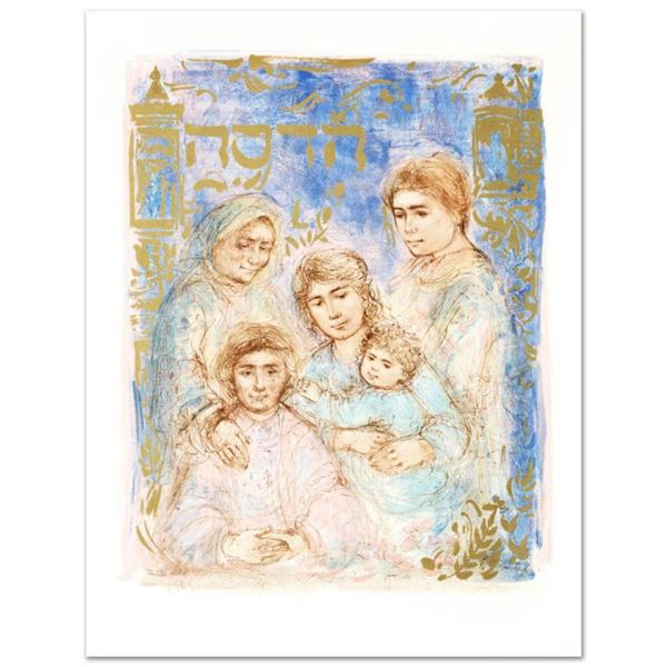 "Hadassah, The Generation" Limited Edition Lithograph by Edna Hibel (1917-2014), Numbered and Hand S