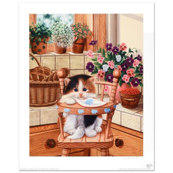 "Sunday Brunch" Limited Edition Lithograph by Barbara Higgins-Bond. Numbered and Hand Signed by the 