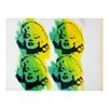 Image 1 : Steve Kaufman (1960-2010) "Four Marilyns" Hand Signed and Numbered Limited Edition Hand Pulled silks