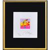 Image 2 : Peter Max- Original Lithograph "Rainbow with Clouds (Mini)"