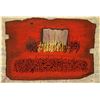 Image 1 : Moshe Castel- Gold Embossed Serigraph  "Psalm, Chapter I"