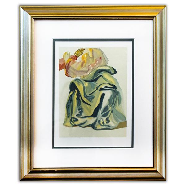Salvador Dali- Original Color Woodcut on B.F.K. Rives Paper "Paradise 30"