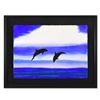 Image 1 : Wyland, "Synchronicity In The Sea" Framed Original Watercolor Painting Hand Signed with Letter of Au