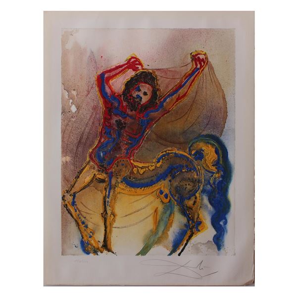 Salvador Dali- Original Lithograph "The Centaur of Crete"