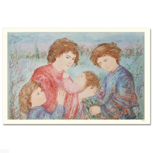 "Early Spring" Limited Edition Serigraph by Edna Hibel (1917-2014), Numbered and Hand Signed with Ce