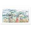 Image 1 : "The Flower Harvest" Limited Edition Lithograph by Edna Hibel (1917-2014), Numbered and Hand Signed 