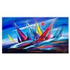 Image 1 : Natalia Sinkovsky, Hand Signed Original Acrylic Painting on Canvas with Letter Authenticity.