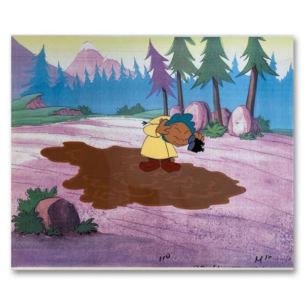 The Pink Panther Show Original Production Cel and Production Sketch. Includes letter of authenticity