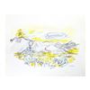 Image 1 : Wayne Ensrud "View of Inglenook Winery, Napa Valley" Pencil Original Artwork; Hand Signed; COA