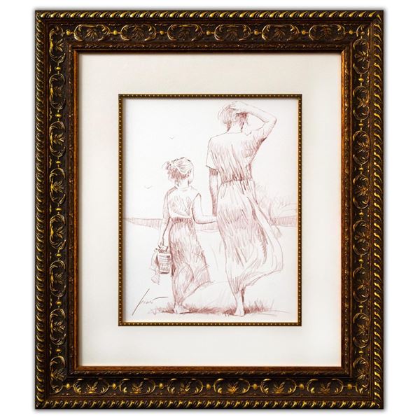 Pino (1939-2010)- Original Drawing on Paper "Untitled"