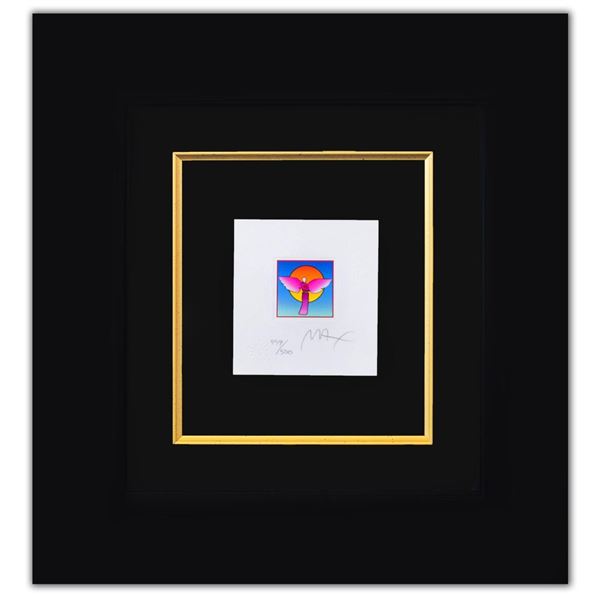 Peter Max- Original Lithograph "Angel with Sun Ver. II (Mini)"