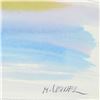 Image 2 : Moshe Leider, Original Watercolor Painting, Hand Signed with Letter of Authenticity.