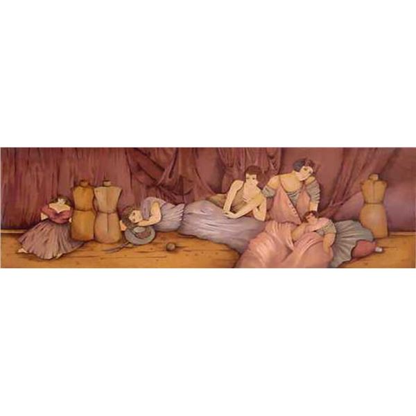 Haya Ran- Original Serigraph "Pause"