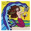 Image 1 : Britto, "Aquarius White" Hand Signed Limited Edition Giclee on Canvas; Authenticated.
