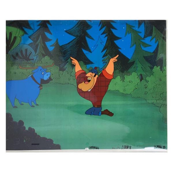 Original Production Cel from the Animated Classic, "The Pink Panther", with Letter of Authenticity.