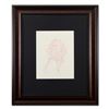 Image 1 : Guillaume Azoulay, "Essai AG" Framed Original Drawing, Hand Signed with Letter of Authenticity.