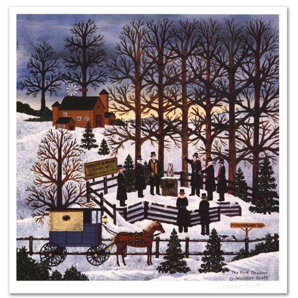 Jane Wooster Scott, "The First Shadow" Hand Signed Limited Edition Lithograph with Letter of Authent