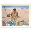 Image 1 : William Nelson, "Mexican Fruit Vendor" Limited Edition Serigraph, Hand Signed by the Artist.