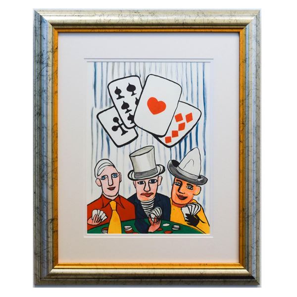 Alexander Calder- Lithograph "DLM212 - Joueurs de cartes I"