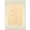 Image 1 : Edna Hibel (1917-2014), "Pirouette" Limited Edition Lithograph, Numbered and Hand Signed with Certif