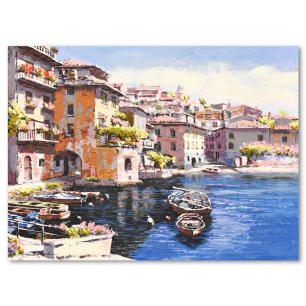 Sam Park, Hand Embellished Limited Edition Serigraph on Canvas, Numbered and Hand Signed with Letter