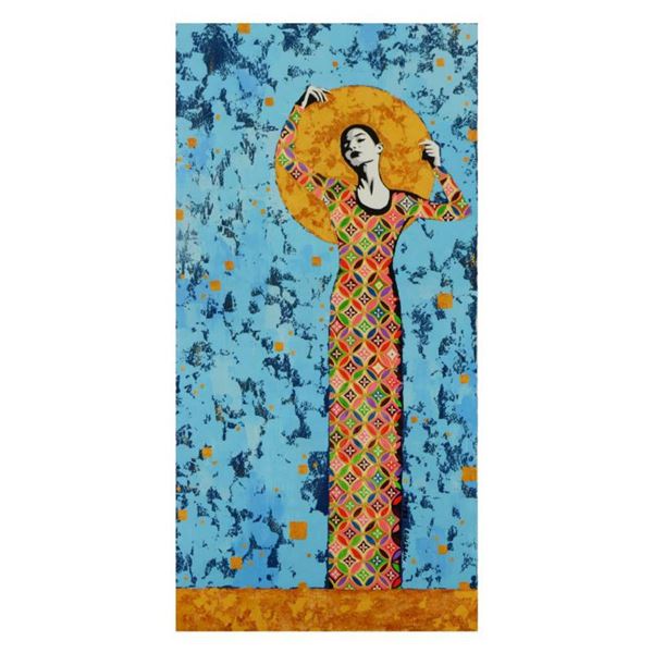 Marina Raiskin, Hand Embellished Limited Edition on Canvas, Numbered and Hand Signed with Letter of 