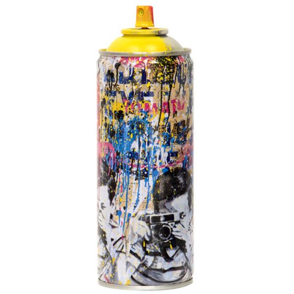 Mr. Brainwash- SPRAY CAN "SMILE[PORTRAIT], 2020"