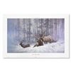 Image 1 : Larry Fanning, "Mountain Majesty (Bull Elk, NRA Edition)" Hand Signed Limited Edition Lithograph wit