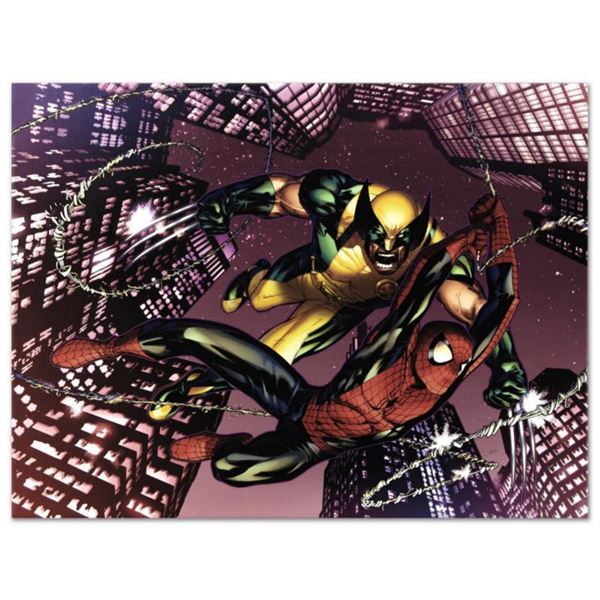 Marvel Comics "Astonishing Spider-Man & Wolverine #1" Numbered Limited Edition Giclee on Canvas by A