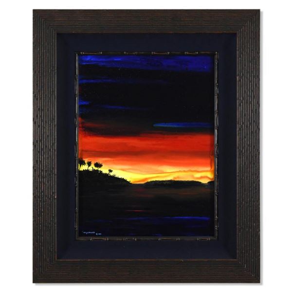 Wyland, "Keys 3" Framed Original Oil Painting on Masonite, Hand Signed with Letter of Authenticity.