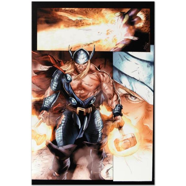 Marvel Comics "Secret Invasion: Thor #3" Numbered Limited Edition Giclee on Canvas by Doug Braithwai