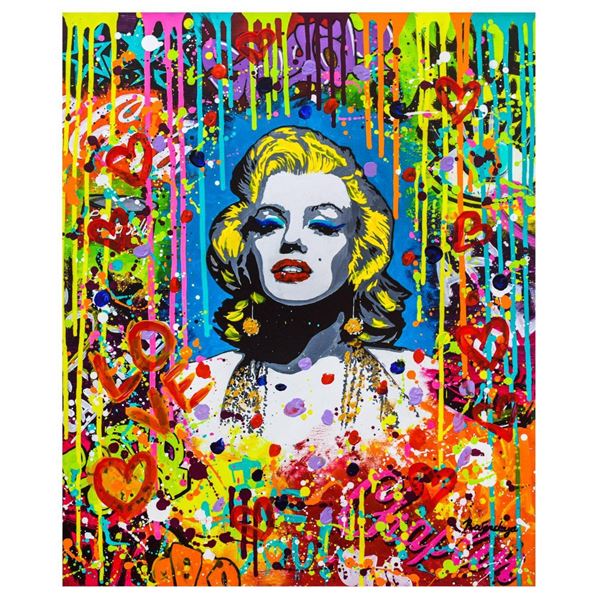 Nastya Rovenskaya- Mixed Media "Blonde Bombshell"