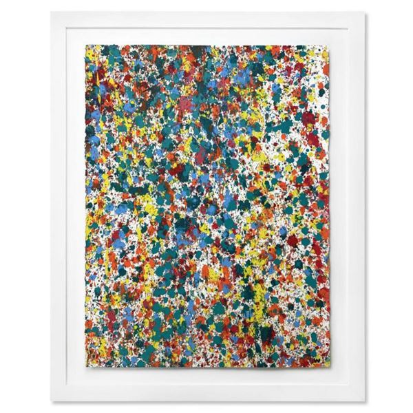 Wyland, "Splash 52" Framed Original Watercolor Painting Hand Signed with Letter of Authenticity.