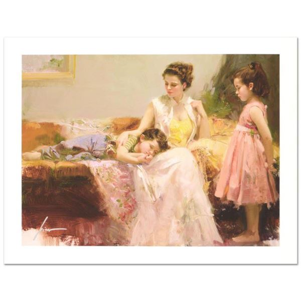 Pino (1939-2010) "A Soft Place In My Heart" Limited Edition Giclee. Numbered and Hand Signed; Certif