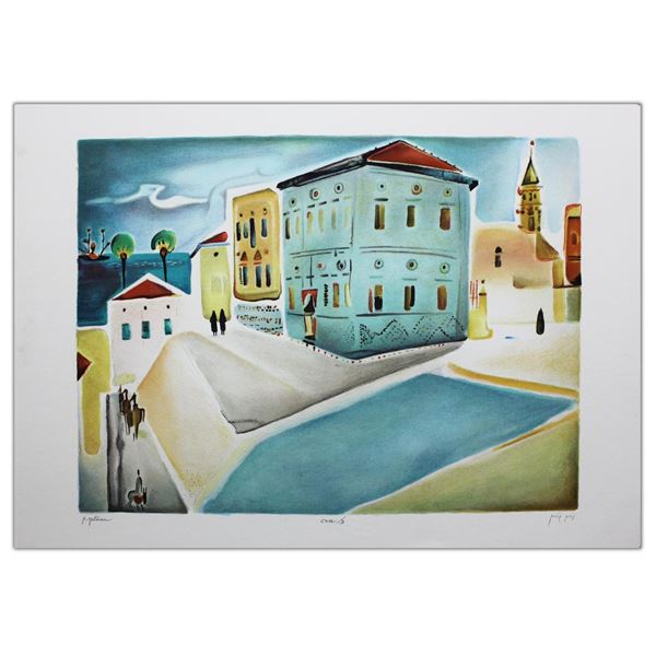 Nachum Gutman- Original Lithograph "House In Jaffa "