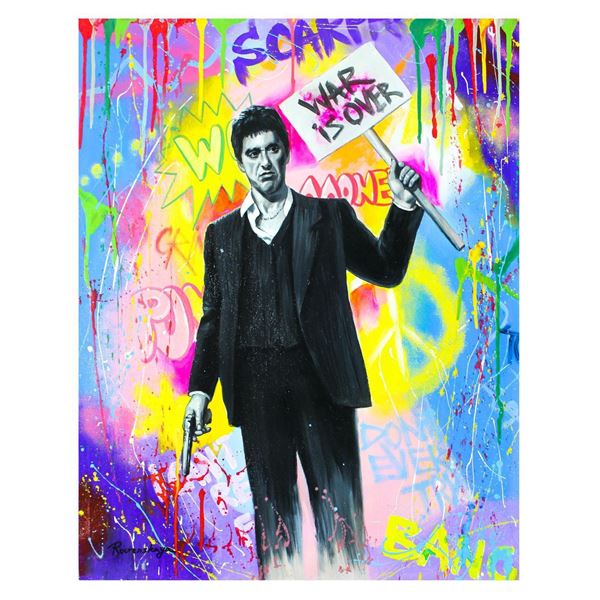 Nastya Rovenskaya- Original Oil on Canvas "War is Over"