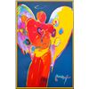 Image 2 : Peter Max- Original Mixed Media "Angel with Heart"