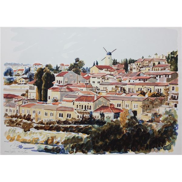 Arie Azene- Lithograph