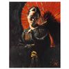 Image 1 : Fabian Perez, "Geisha III" Hand Textured Limited Edition Giclee on Board. Hand Signed and Numbered A