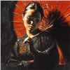 Image 2 : Fabian Perez, "Geisha III" Hand Textured Limited Edition Giclee on Board. Hand Signed and Numbered A