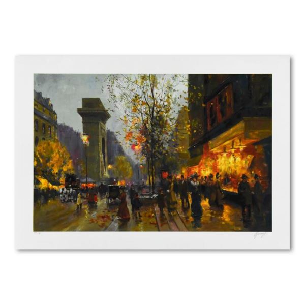 Valery Gromov, "Grand Boulevard" Limited Edition Seriolithograph, AP Numbered 5/6 and Hand Signed wi