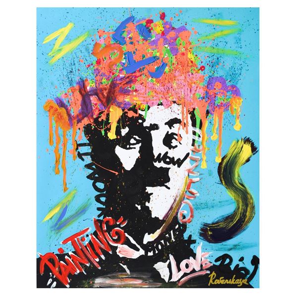 Nastya Rovenskaya- Mixed Media "Charlie's Hat"