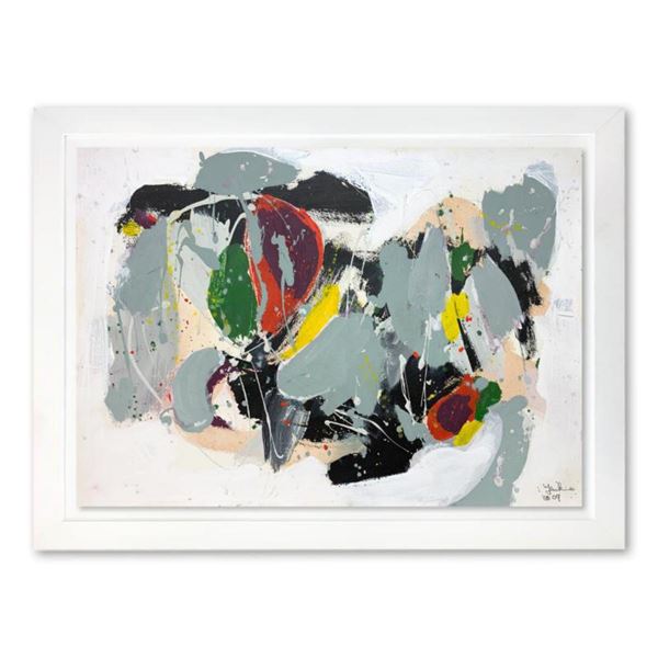 Jenik Cook, Framed Original Acrylic Painting, Hand Signed, Letter of Authenticity.