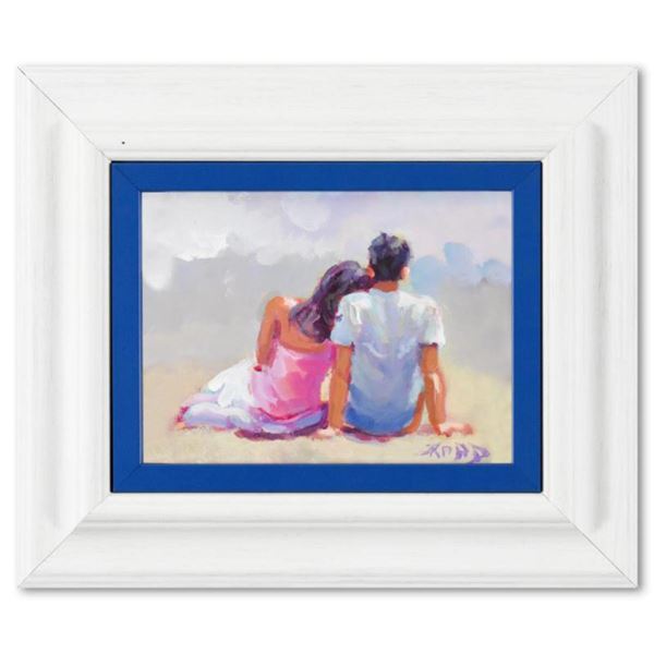 Lucelle Raad, Framed Original Acrylic Painting on Canvas, Hand Signed with Letter of Authenticity.