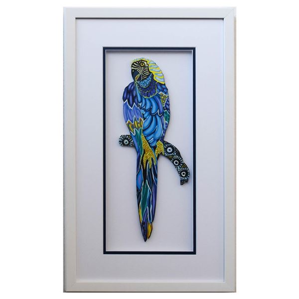 Patricia Govezensky- Original Painting on Laser Cut Steel "Moment of Peace XI"