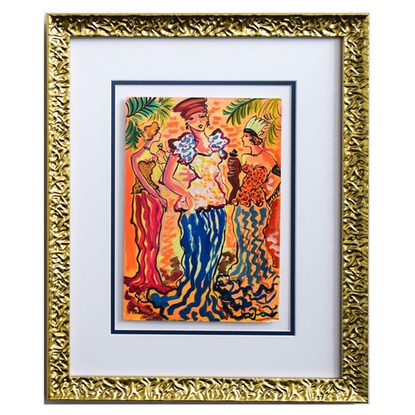 Patricia Govezensky- Original Watercolor "Princess"