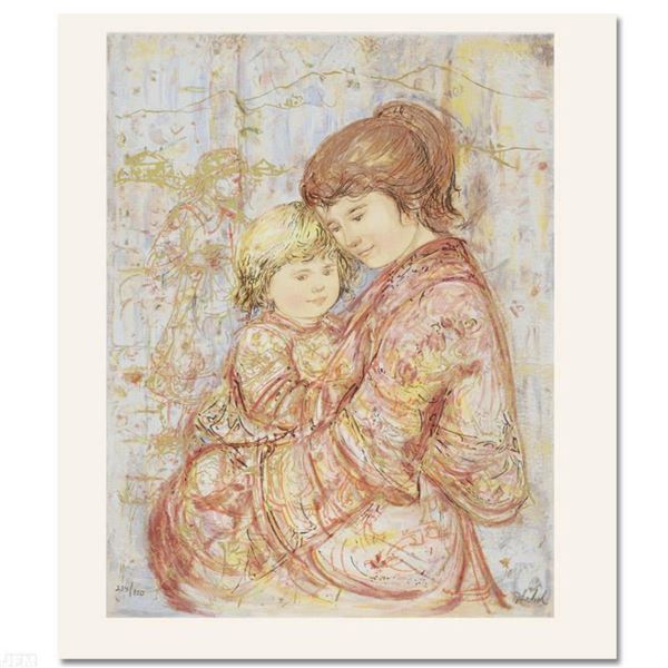 "Carolina & Suellen" Limited Edition Lithograph by Edna Hibel (1917-2014), Numbered and Hand Signed 